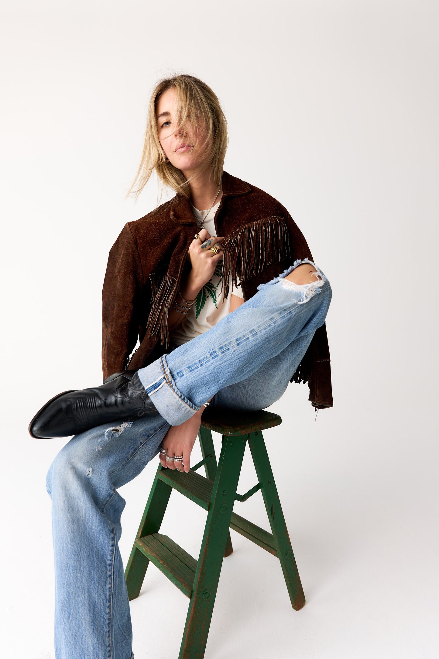 70 Suede Fringe Jacket