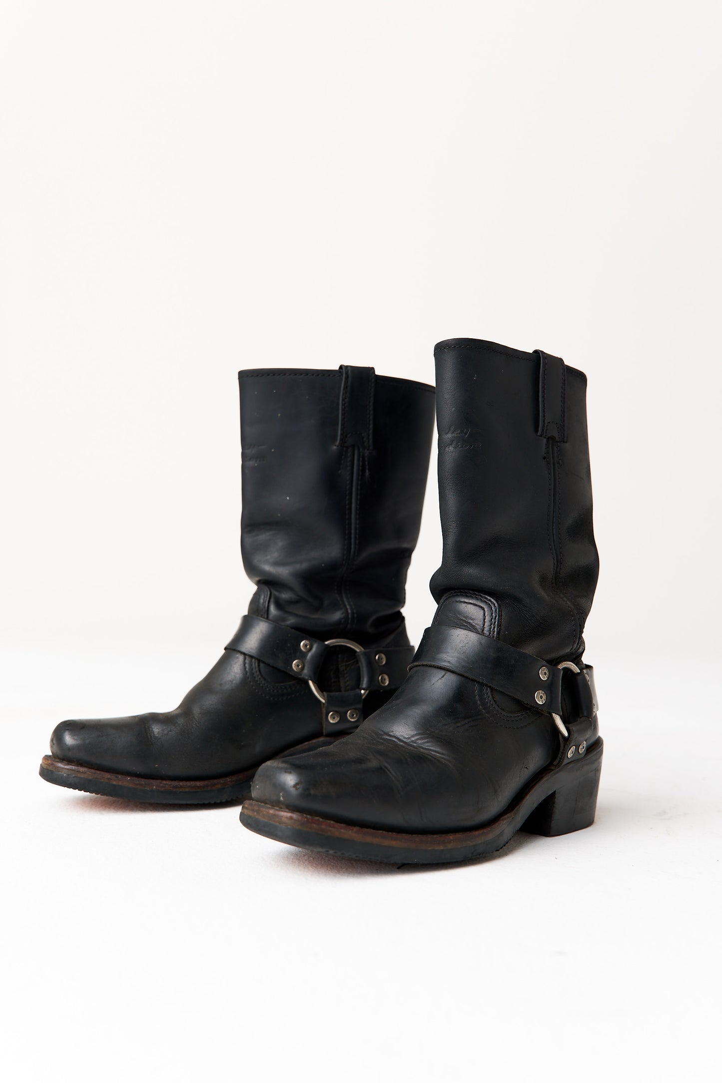 Vintage Harley Davidson Harness Boots