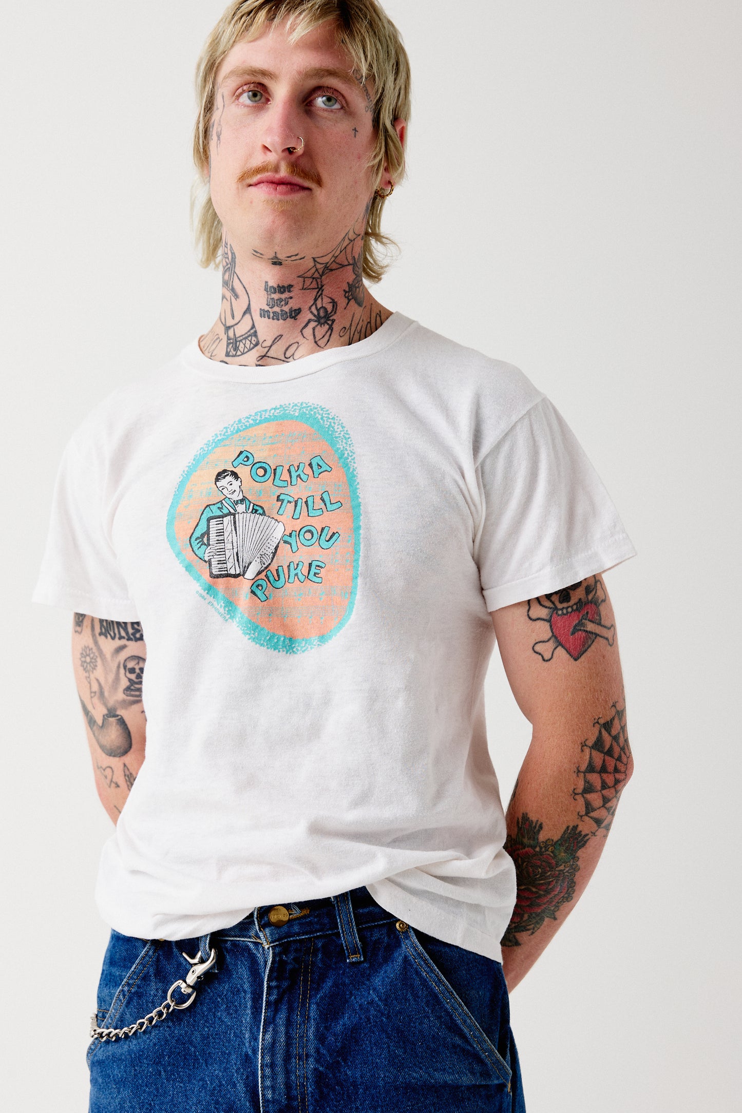 80s Polka Puke tee