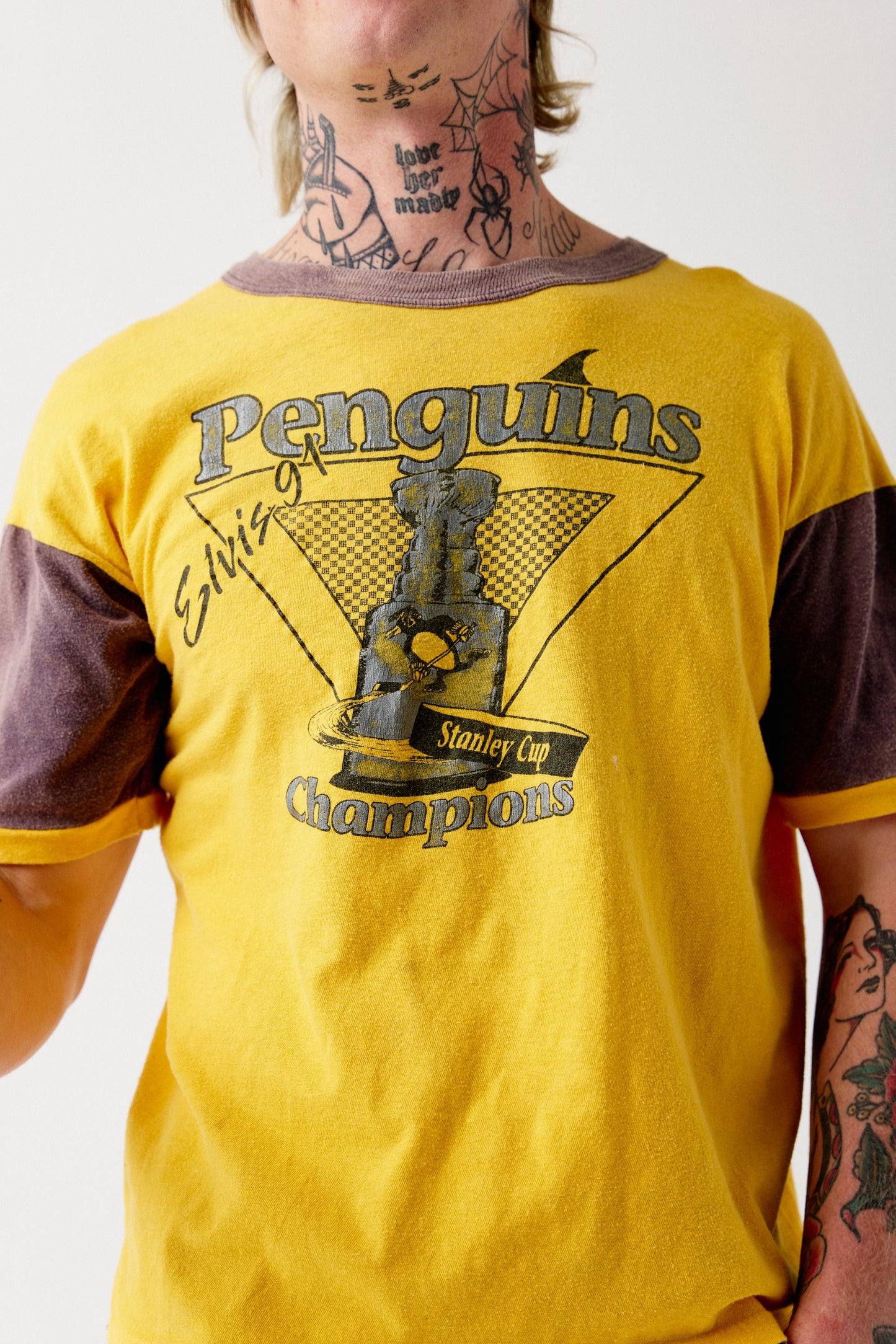 90s Penguins Tee